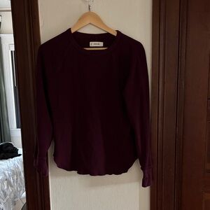 Everlane long sleeve waffle top